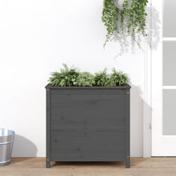 Vidaxl - Fioriera da Giardino, Flowerpot Grigia 82, 5x40x78cm Legno Massello di Pino