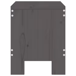 VidaXL 825340 sedia da esterno Terrazzo Legno di pino Grigio - Vista aggiuntiva 5