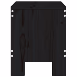 VidaXL 825342 sedia da esterno Terrazzo Legno di pino Nero - Vista aggiuntiva 5