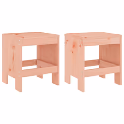 Sgabelli da Giardino 2pz 40x36x45 cm Legno Massello di Douglascod mxl 103977 - Vista aggiuntiva 2