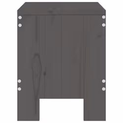 VidaXL 825347 sedia da esterno Terrazzo Legno di pino Grigio - Vista aggiuntiva 5