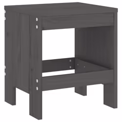 VidaXL 825347 sedia da esterno Terrazzo Legno di pino Grigio - Vista aggiuntiva 6