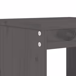 VidaXL 825347 sedia da esterno Terrazzo Legno di pino Grigio - Vista aggiuntiva 7