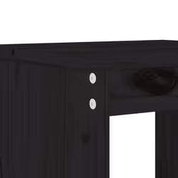 VidaXL 825349 sedia da esterno Terrazzo Legno di pino Nero - Vista aggiuntiva 7