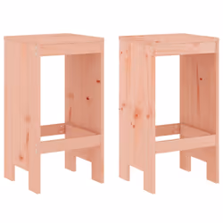 Sgabelli da Bar 2 pz 40x36x75 cm in Legno Massello di Douglascod mxl 127849 - Vista aggiuntiva 2