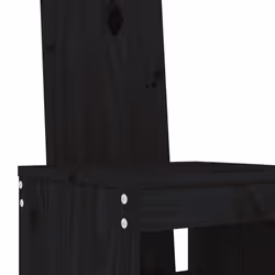 VidaXL 825356 sedia da esterno Terrazzo Legno di pino Nero - Vista aggiuntiva 7