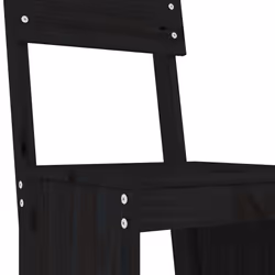VidaXL 825363 sedia da esterno Terrazzo Legno di pino Nero - Vista aggiuntiva 7