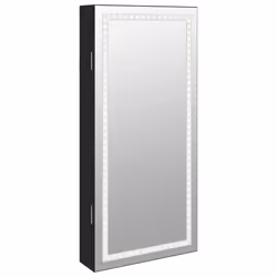Armadio Portagioie a Specchio con Luci LED a Parete Nerocod mxl 94384 - Vista aggiuntiva 2