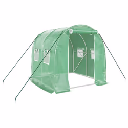 Serra con Telaio in Acciaio Verde 4 m² 2x2x2 mcod mxl 97344 - Vista aggiuntiva 2