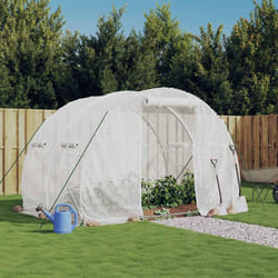Serra con Telaio in Acciaio Bianco 6 m² 3x2x2 mcod mxl 73407