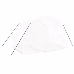 Serra con Telaio in Acciaio Bianco 6 m² 3x2x2 mcod mxl 73407 - Vista aggiuntiva 3