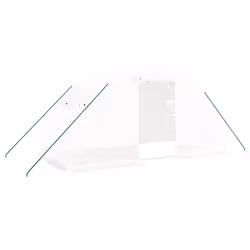 Serra con Telaio in Acciaio Bianco 8 m² 4x2x2 mcod mxl 127718 - Vista aggiuntiva 2