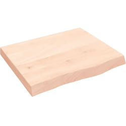 Ripiano a Parete, Mobile Moderno 60x50x6 cm Legno Massello Rovere Non Trattato vidaXL 7891