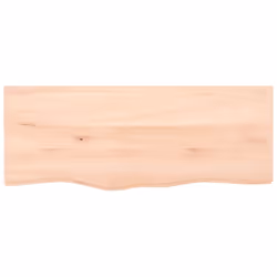 Ripiano a Parete 100x40x(2-4) cm Massello Rovere Non Trattatocod mxl 103181 - Vista aggiuntiva 3