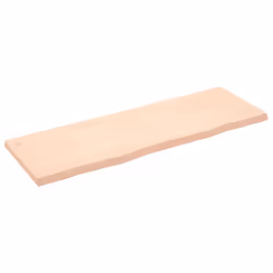 Ripiano a Parete 180x60x(2-6) cm Massello Rovere Non Trattatocod mxl 95708