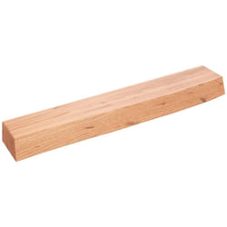 Mensole Da Parete, Ripiano Muro Marrone Chiaro 60x10x6 cm Massello Rovere Trattato Vidaxl