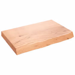 Ripiano Muro Marrone 60x40x(2-6) cm Massello Rovere Trattatocod mxl 80403 - Vista aggiuntiva 2