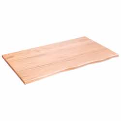 Ripiano Muro Marrone Chiaro 100x60x2cm Massello Rovere Trattatocod mxl 73292 - Vista aggiuntiva 2