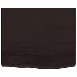 Ripiano Muro Marrone Scuro 60x50x2 cm Massello Rovere Trattatocod mxl 79788 - Vista aggiuntiva 3