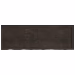 Ripiano Marrone Scuro 180x60x(2-4) cm Massello Rovere Trattatocod mxl 94381 - Vista aggiuntiva 3