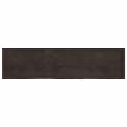 Ripiano Marrone Scuro 200x50x(2-6) cm Massello Rovere Trattatocod mxl 94426 - Vista aggiuntiva 3