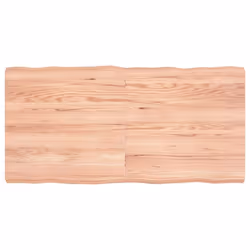 Piano Tavolo Marrone Chiaro 120x60x(2-6) cm Rovere Non Trattatocod mxl 119647 - Vista aggiuntiva 2