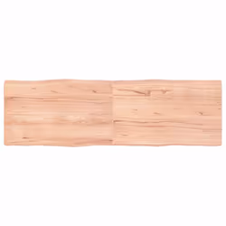 Piano Tavolo Marrone Chiaro 160x50x(2-4) cm Rovere Non Trattatocod mxl 102549 - Vista aggiuntiva 2