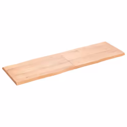 Piano Tavolo Marrone Chiaro 160x50x(2-4) cm Rovere Non Trattatocod mxl 102549 - Vista aggiuntiva 3