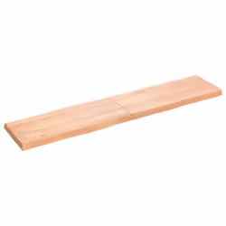 Piano Tavolo Marrone Chiaro 180x40x(2-6) cm Rovere Non Trattatocod mxl 126549 - Vista aggiuntiva 3
