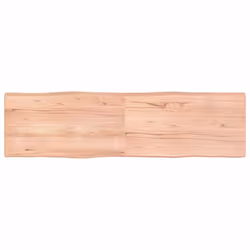Piano Tavolo Marrone Chiaro 180x50x(2-6) cm Rovere Non Trattatocod mxl 126550 - Vista aggiuntiva 2