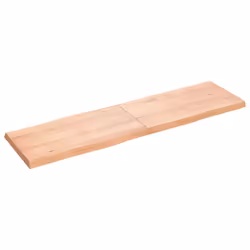 Piano Tavolo Marrone Chiaro 180x50x(2-6) cm Rovere Non Trattatocod mxl 126550 - Vista aggiuntiva 3