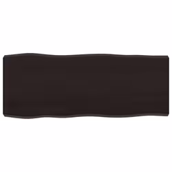 Piano Tavolo Marrone Scuro 100x40x(2-6)cm Rovere Non Trattatocod mxl 119648 - Vista aggiuntiva 2