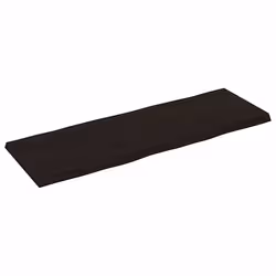 Piano Tavolo Marrone Scuro 120x40x(2-4)cm Rovere Non Trattatocod mxl 127504 - Vista aggiuntiva 3