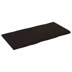 Piano Tavolo Marrone Scuro 120x60x(2-4)cm Rovere Non Trattatocod mxl 79284 - Vista aggiuntiva 3