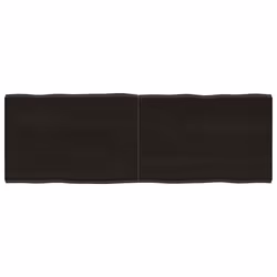 Piano Tavolo Marrone Scuro 140x50x(2-4) cm Rovere Non Trattatocod mxl 79339 - Vista aggiuntiva 2