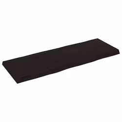 Piano Tavolo Marrone Scuro 140x50x(2-6)cm Rovere Non Trattatocod mxl 104283 - Vista aggiuntiva 3