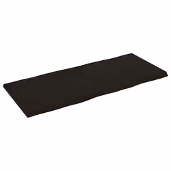 Piano Tavolo Marrone Scuro 140x60x(2-4)cm Rovere Non Trattatocod mxl 79413 - Vista aggiuntiva 3