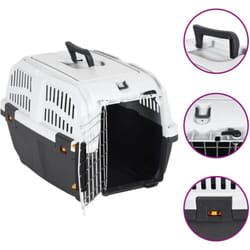 Vidaxl - Trasportino Animali Porta Metallo 48x31,5x31cm Polipropilene