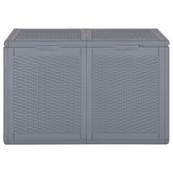 Contenitore da Giardino Grigio in Rattan PP 180 Lcod mxl 130672 - Vista aggiuntiva 2