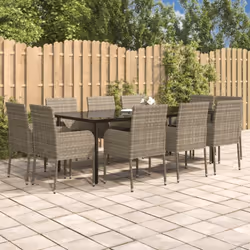 Questo set di divani da giardino alla moda, caratterizzato da un design elegante e contemporaneo, è un'ottima scelta per pran ...