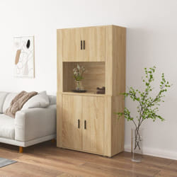 Vidaxl - Credenza, Madia per salotto Rovere Sonoma in Legno Multistrato