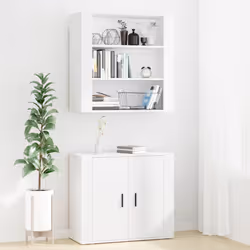 Credenza Bianca in Legno Multistratocod mxl 101331 - Vista aggiuntiva 3