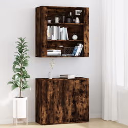 Credenza Rovere Fumo in Legno Multistratocod mxl 77462 - Vista aggiuntiva 3