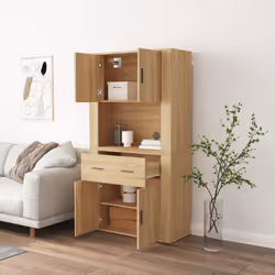 Credenza Rovere Sonoma in Legno Multistratocod mxl 77620