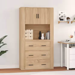 State cercando una credenza elegante? Questa credenza aggiunge un fascino esclusivo ai vostri interni attuali! Materiale resi ...