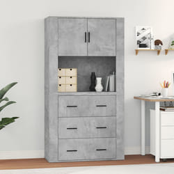 Credenza Grigio Cemento in Legno Multistratocod mxl 77336