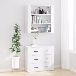 Credenza Bianca in Legno Multistratocod mxl 77357 - Vista aggiuntiva 3