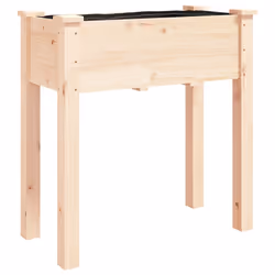 Fioriera con Fodera 71x37x76 cm Legno Massello di Abetecod mxl 106789 - Vista aggiuntiva 2