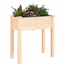 Fioriera con Fodera 71x37x76 cm Legno Massello di Abetecod mxl 106789 - Vista aggiuntiva 3
