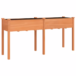 Fioriera con Fodera Marrone 161x45x76cm Legno Massello di Abetecod mxl 130772 - Vista aggiuntiva 2